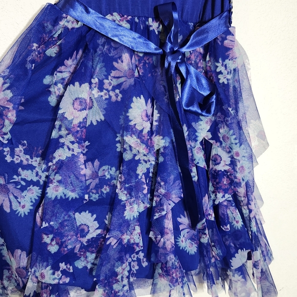 Justice Girls Floral Sequin Dress - Picture 4 of 7